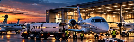 Business aviation FBO ramp operations